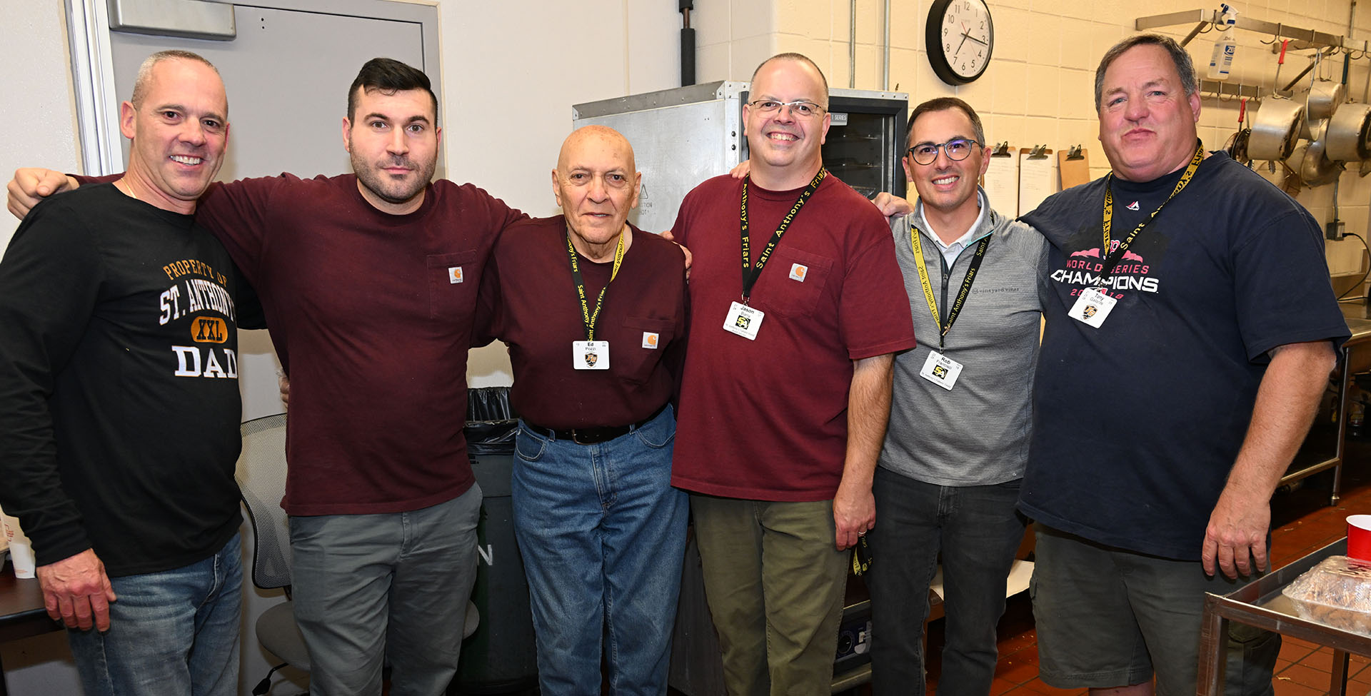 The Fathers' Guild kitchen crew