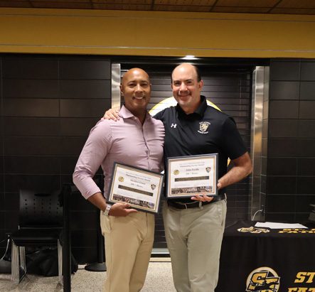 VP Sheldon Grant and President John Favilla