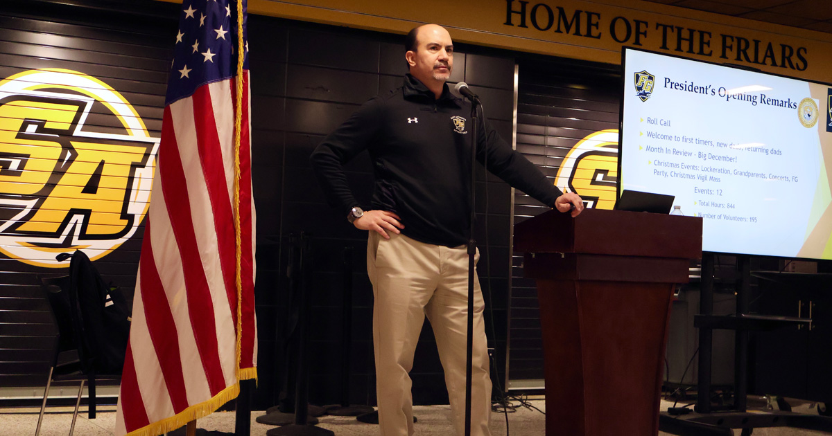 Fathers' Guild President, John Favilla